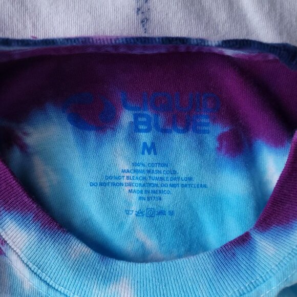 Liquid Blue Grateful Dead top hat magician skeleton shirt - Picture 4 of 5